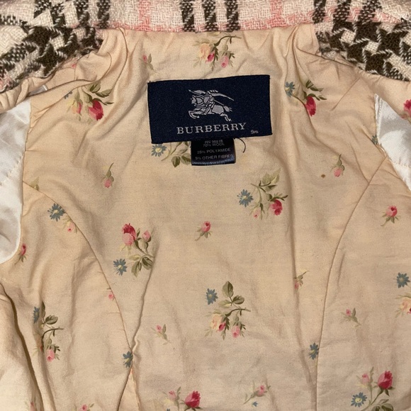 Burberry Tweed Pea Coat (9M) - Picture 8 of 9
